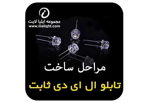 مراحل ساخت تابلو ال ای دی ثابت